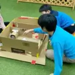 工作を楽しむ子どもたち